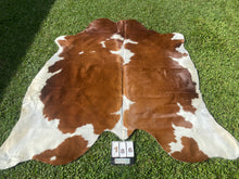 Load image into Gallery viewer, a186. Brown white Cowhide