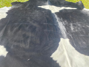 86. Black white  Cowhide