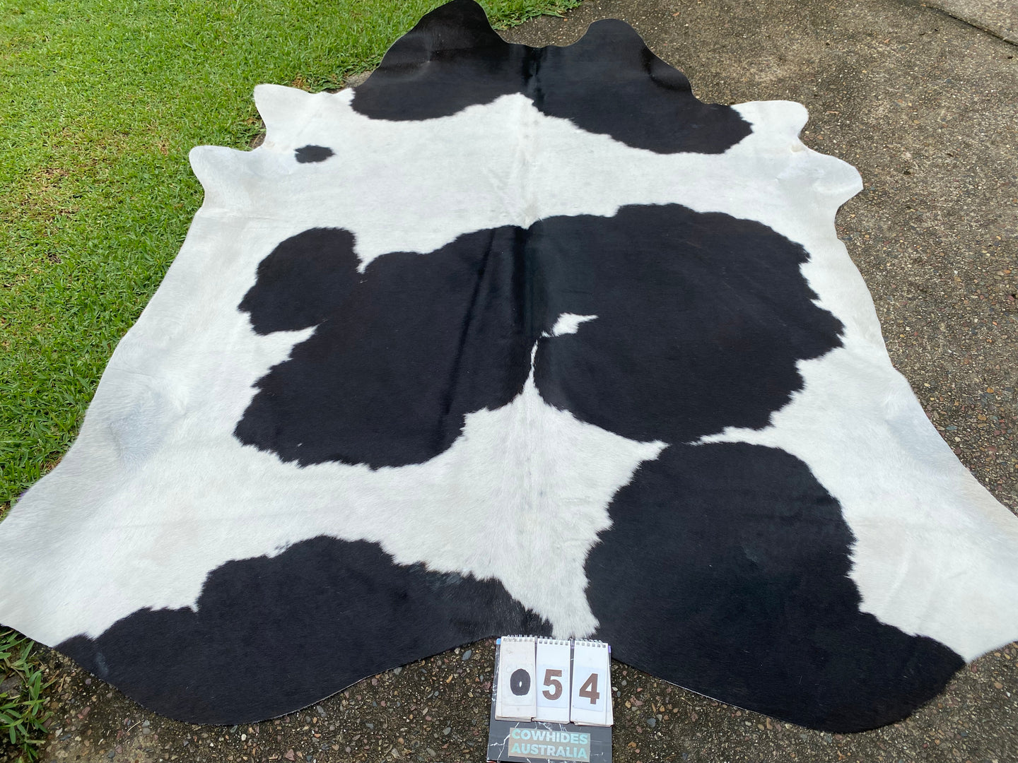 54. Black and White Cowhide