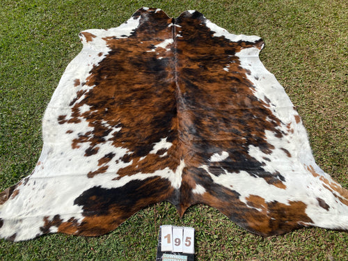 a195. Tri colour Brindle Cowhide