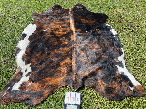 a116. Tri colour brindle Cowhide