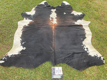 Load image into Gallery viewer, 75. Black white little red Cowhide