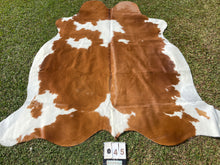 Load image into Gallery viewer, 45.  Tan white  Cowhide