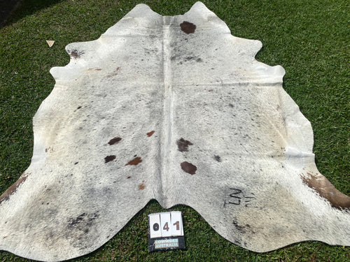 41.  Tri salt and pepper Cowhide