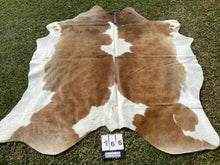 Load image into Gallery viewer, a166. Brown white Cowhide