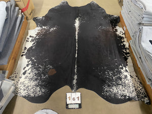 a161. Salt Pepper Cowhide