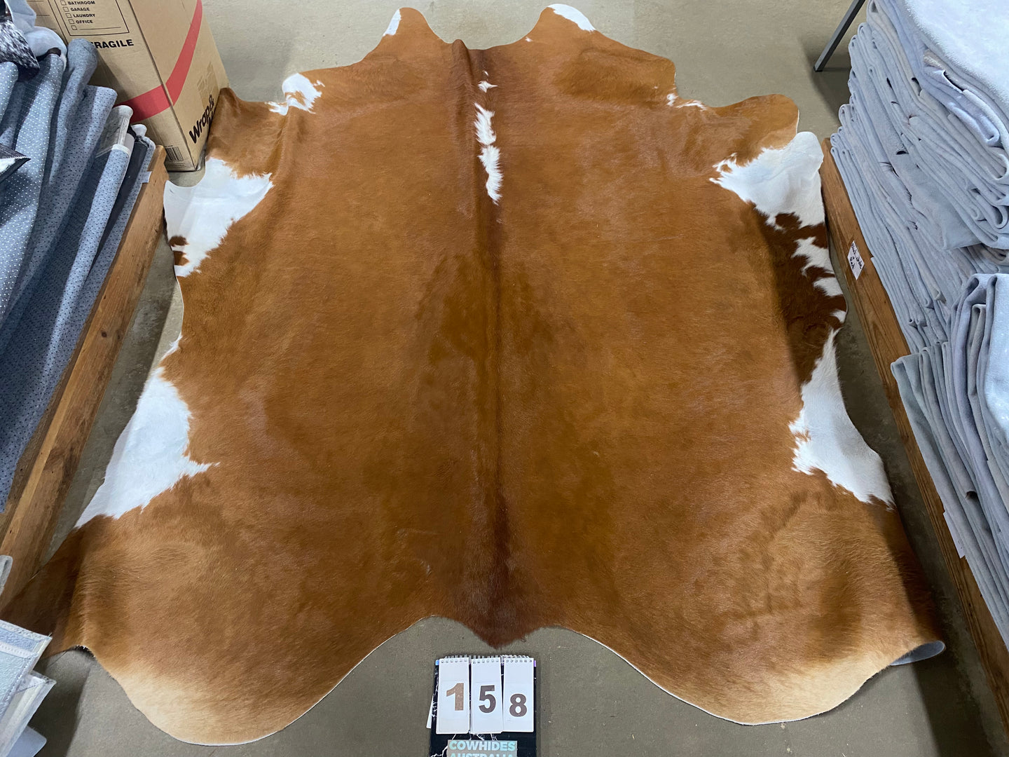 a158. Hereford Cowhide