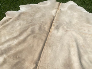 a151. Beige silky Cowhide