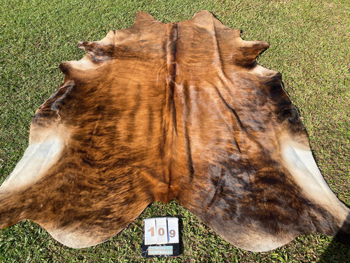 a109. Brindle Cowhide