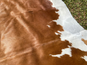 45.  Tan white  Cowhide