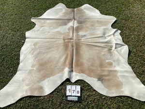 a178. Champagne spotted Cowhide