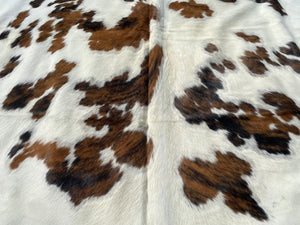 a177. Brindle white belly Cowhide