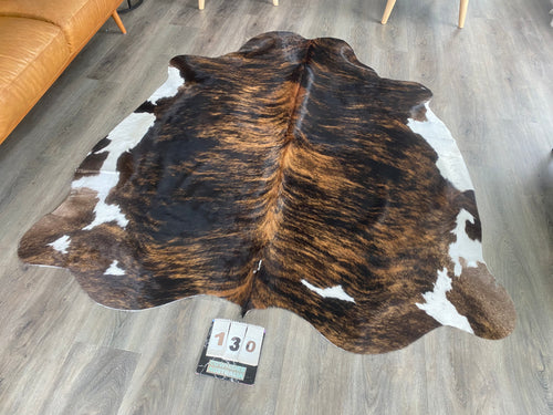 a130. Brindle  Cowhide