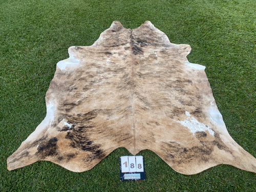 a188. Light Brindle  Cowhide