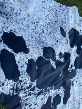 Load image into Gallery viewer, a168. Black white speckled Cowhide