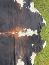 Load image into Gallery viewer, 75. Black white little red Cowhide