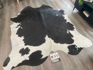 15. Choc white salt pepper   Cowhide