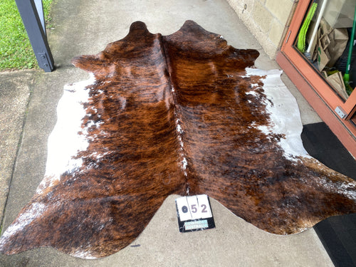 52. Brindle white belly  Cowhide