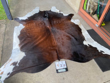 Load image into Gallery viewer, a128. Black white reddish Cowhide