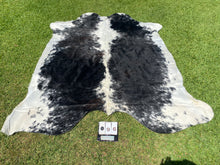 Load image into Gallery viewer, 96: Black white with reddish flecks Cowhide