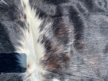 Load image into Gallery viewer, 96: Black white with reddish flecks Cowhide