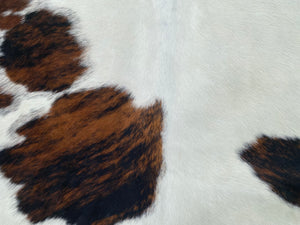 91. Brindle tri colour Cowhide