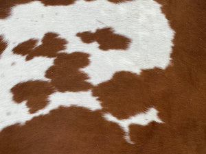 a188. Brindle white belly Cowhide