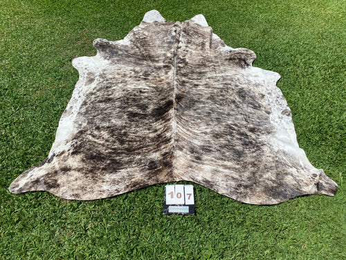 a107. Grey brindle Cowhide