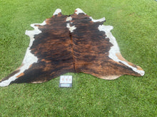 Load image into Gallery viewer, a116brindle and white Cowhide