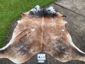 60. Tri Colour Cowhide