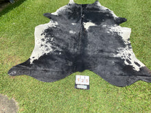 Load image into Gallery viewer, a125. Black and White Cowhide