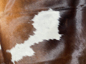 94. Black White Red  Cowhide