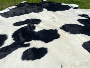 80. Black white Cowhide