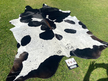 Load image into Gallery viewer, a106. Black white reddish  Cowhide