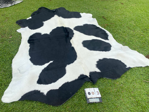 03. Black white  Cowhide