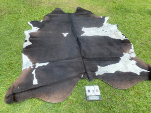 70. Black white choc Cowhide