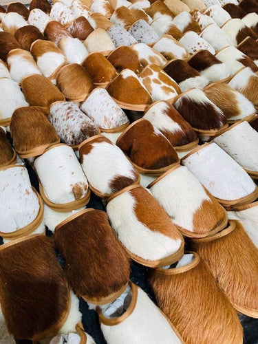 Cowhide & Sheepskin Scuffs