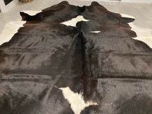 Load image into Gallery viewer, a139. Black and White with Chocolate Cowhide