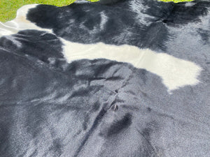 a198. Black white Cowhide