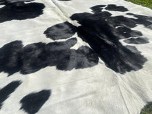 Load image into Gallery viewer, a191. Black white  Cowhide