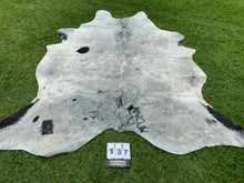 Load image into Gallery viewer, a137. Grey Roan Salt and Pepper Cowhide